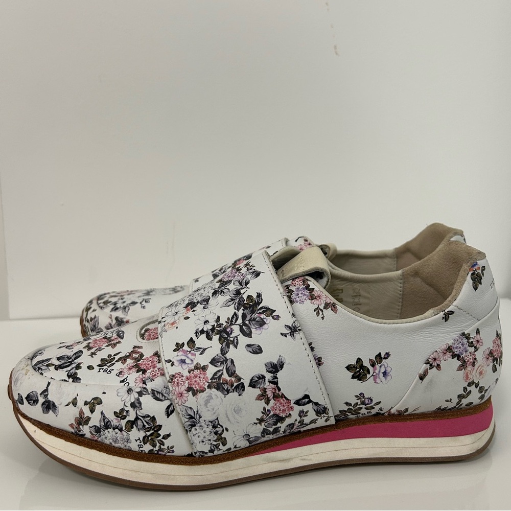 Rag & Bone Dylan Elastic Running Sneakers Garden Floral Size: 40 (US 9.5)